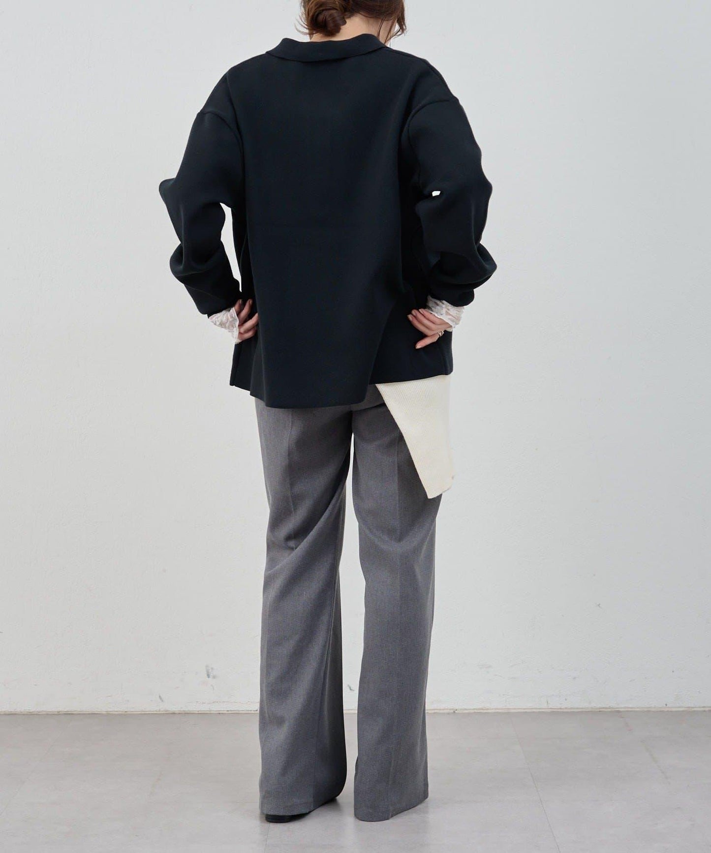 26SS 開領橄欖球風針織上衣