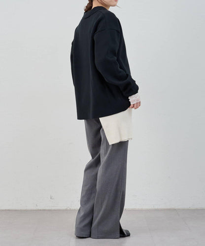 26SS 開領橄欖球風針織上衣