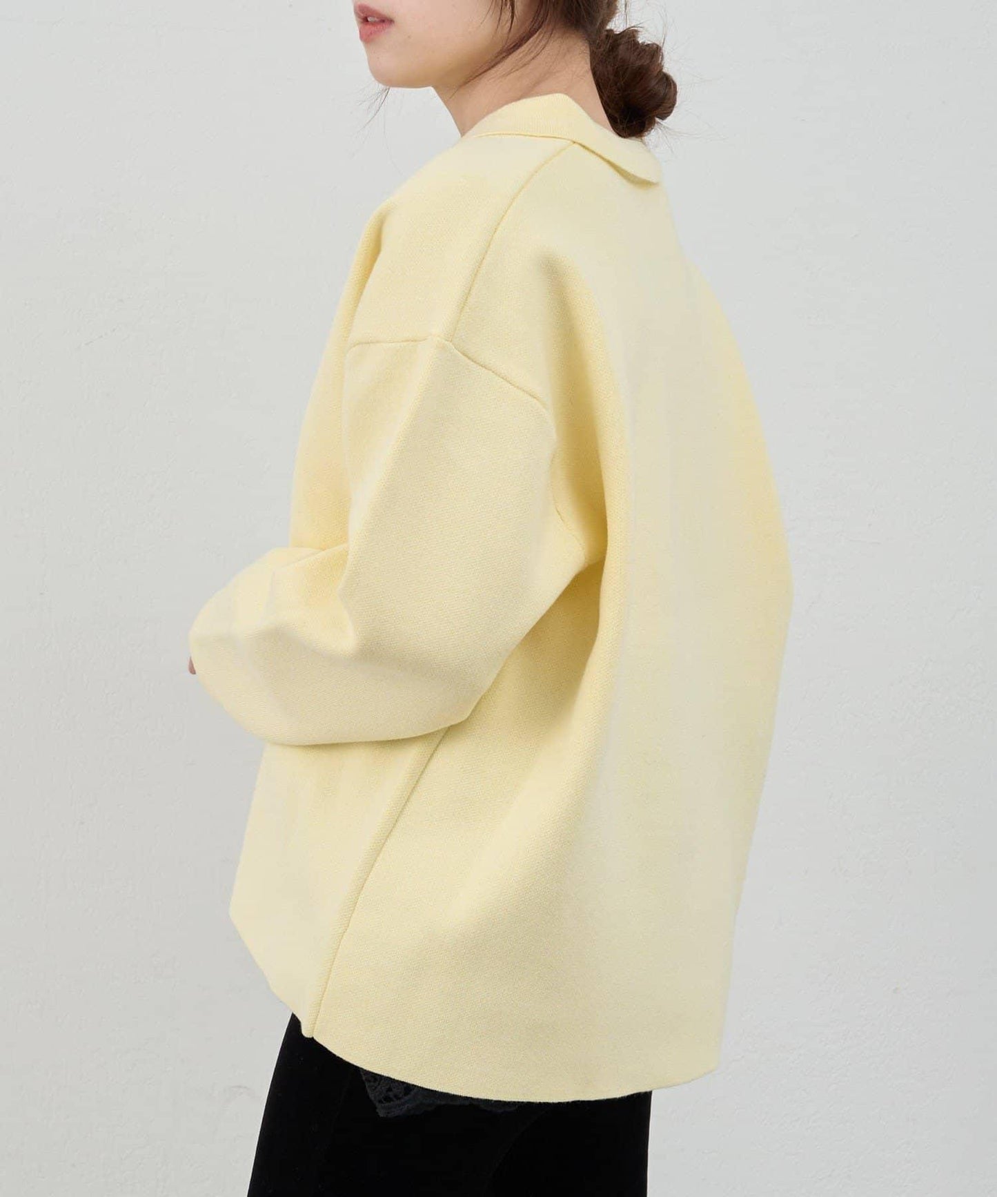 26SS 開領橄欖球風針織上衣