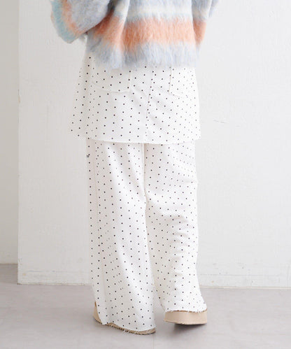 w closet 字母印花 衛衣面料 裙褲