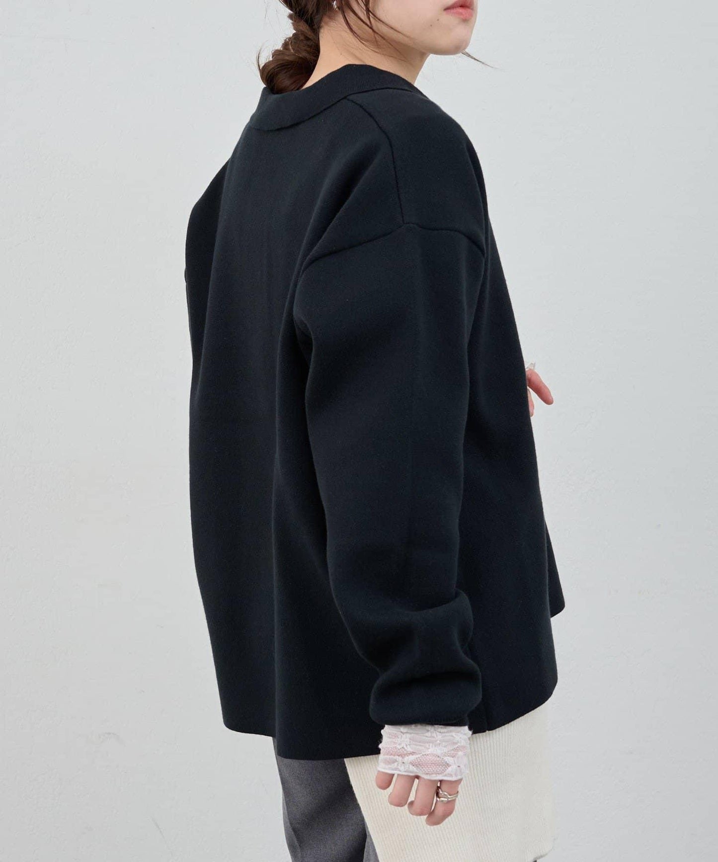 26SS 開領橄欖球風針織上衣