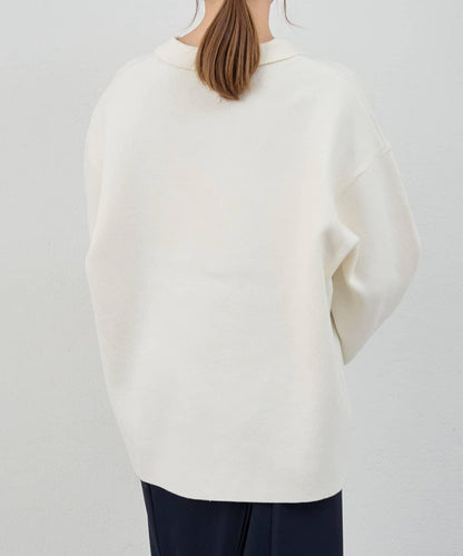 26SS 開領橄欖球風針織上衣