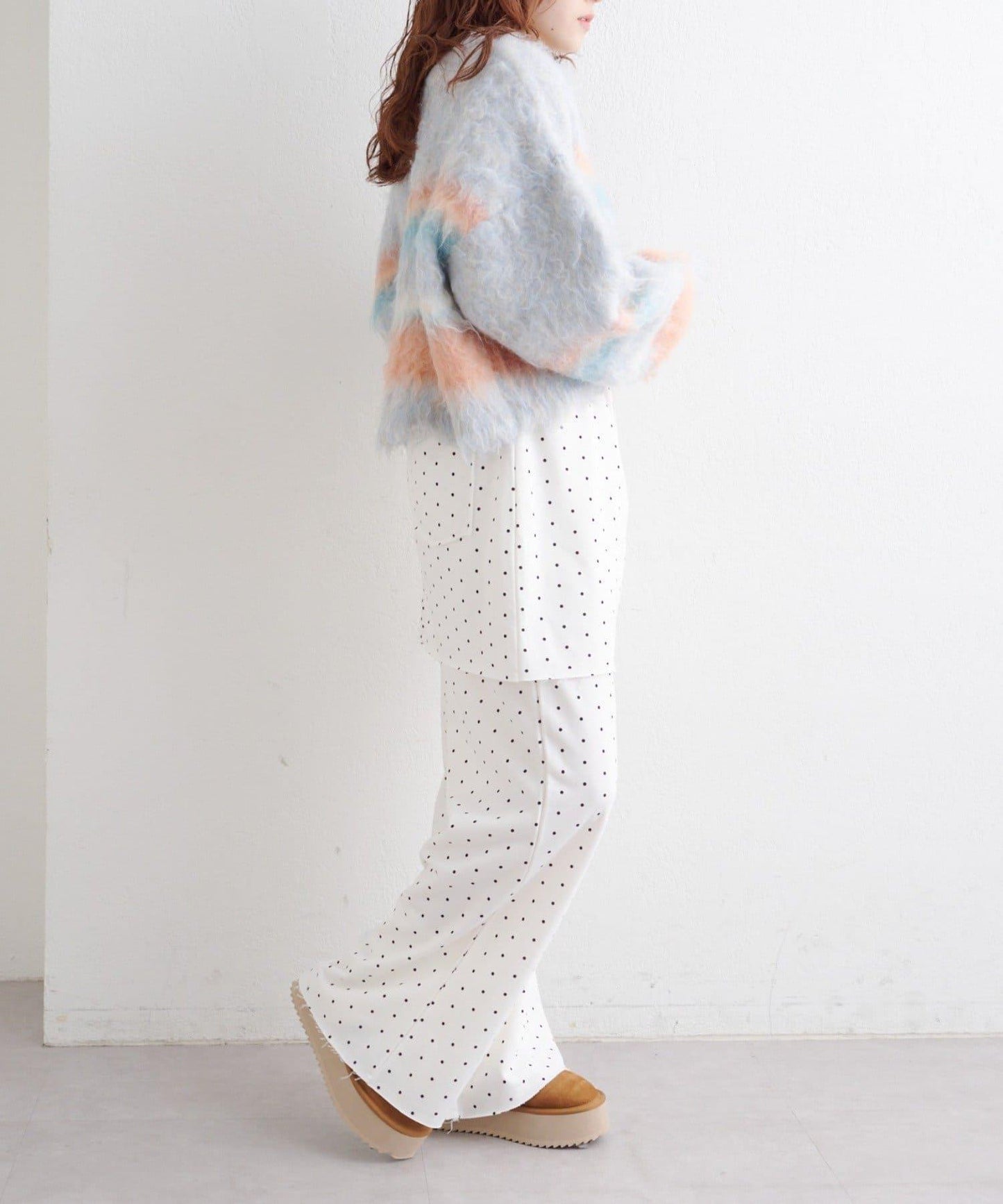 w closet 字母印花 衛衣面料 裙褲