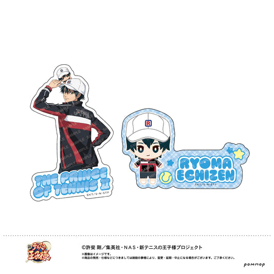 《新網球王子》（新網球王子） 換裝玩偶系列 第四彈 越前リョーマ 輪廓貼紙套裝 A款