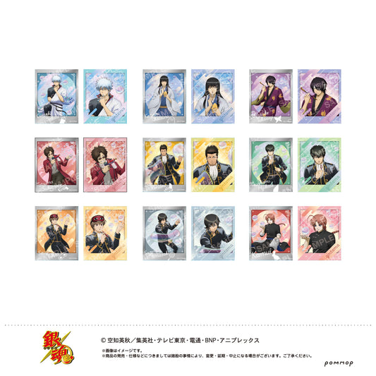 銀魂（銀魂） 照片風金屬貼紙泡泡系列 金屬貼紙套裝 9套入完整BOX