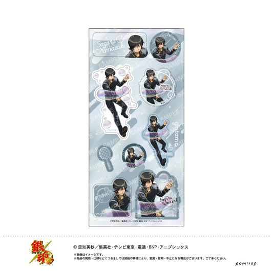 銀魂（銀魂） 泡泡圖案貼紙 山崎退 H款