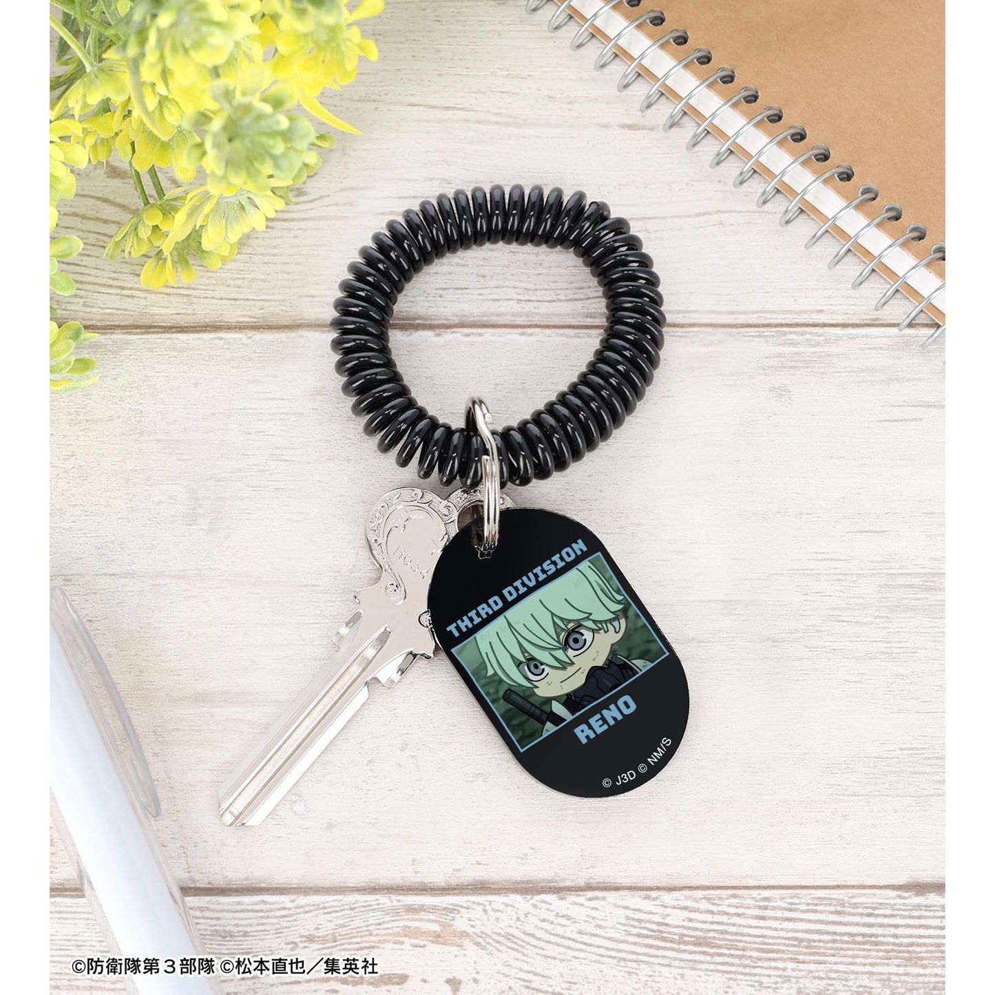 怪獣8號（怪獸8號） 輕鬆漫畫系列 市川レノ 置物櫃鑰匙風亞克力鑰匙扣