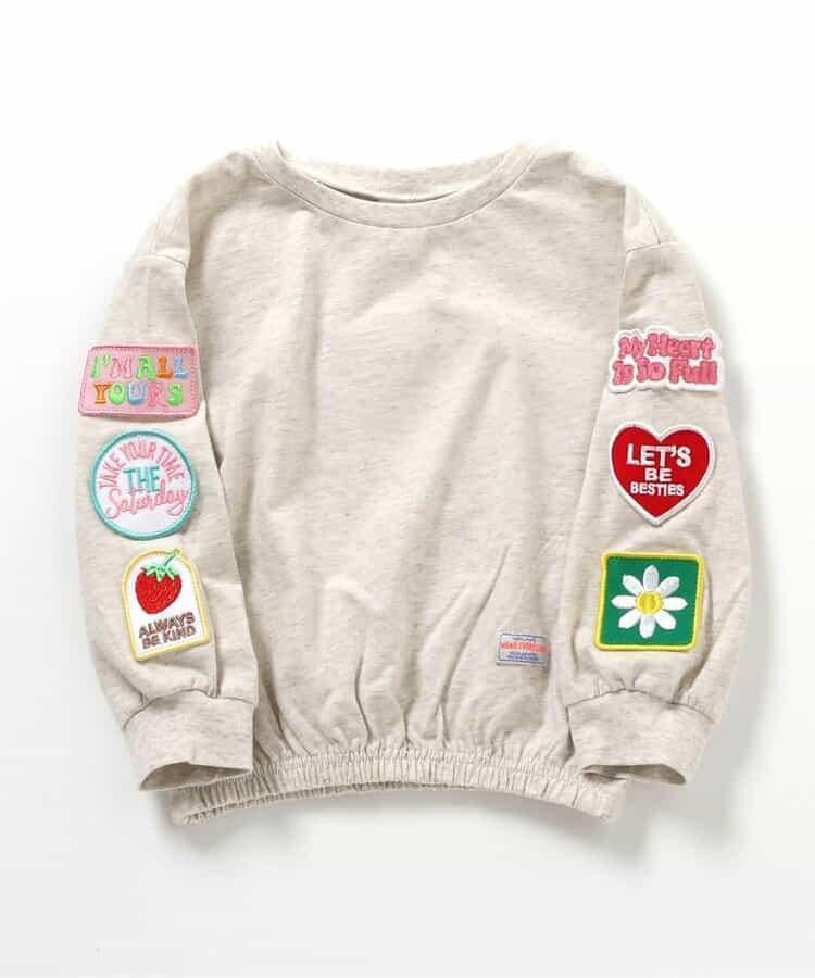 袖部多貼布徽章設計 T恤