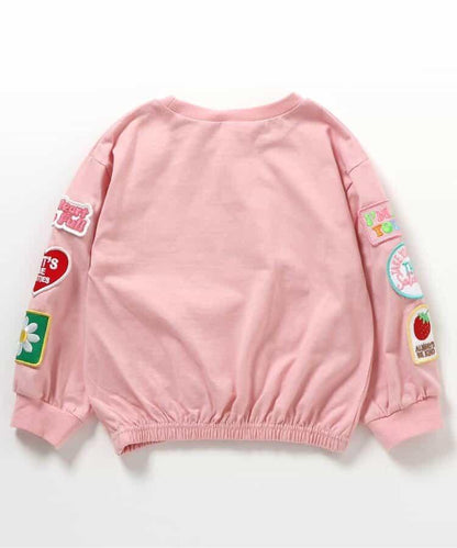 袖部多貼布徽章設計 T恤