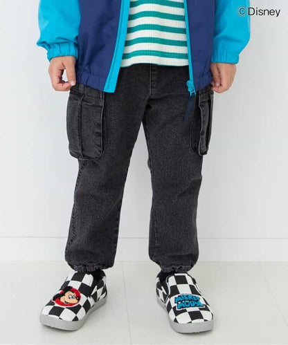 輕鬆側袋設計 全長 褲子