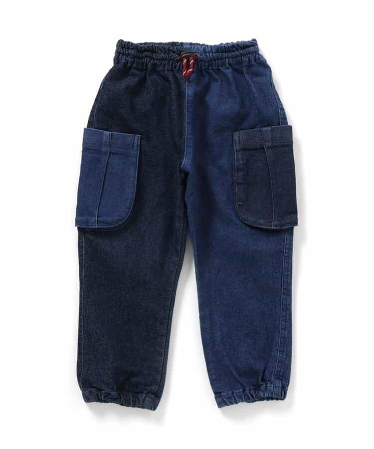 輕鬆側袋設計 全長 褲子