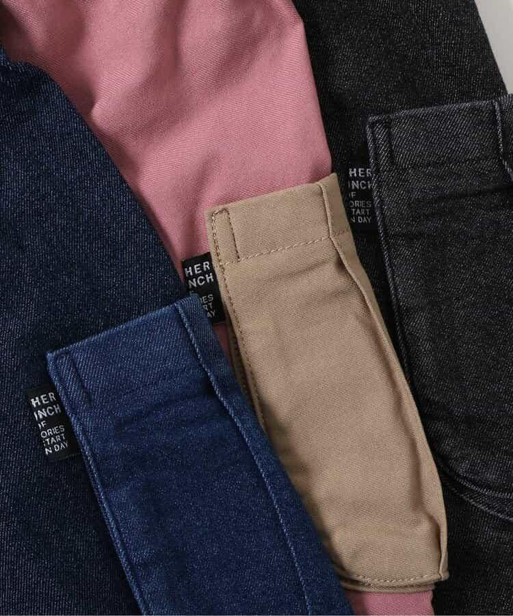 輕鬆側袋設計 全長 褲子