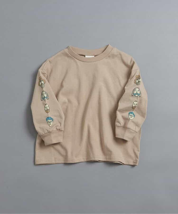 袖部多樣印花 T恤