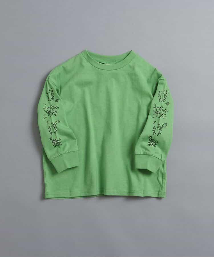 袖部多樣印花 T恤