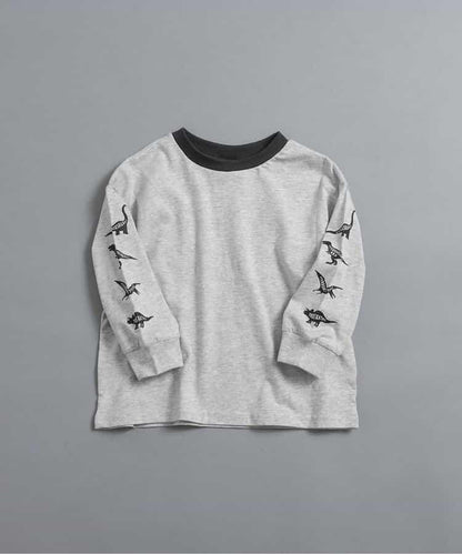 袖部多樣印花 T恤