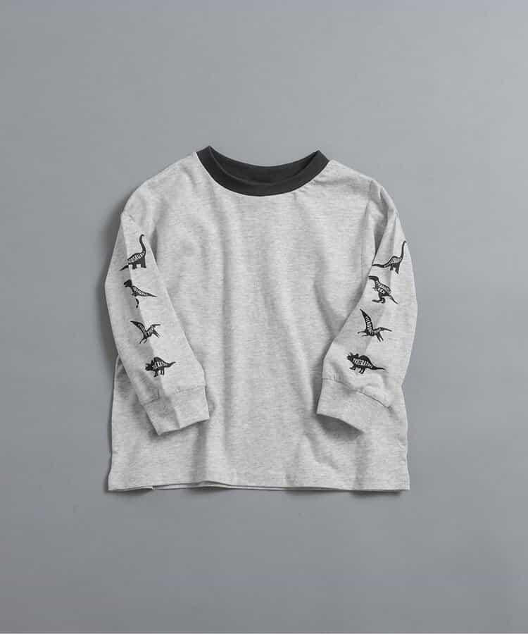 袖部多樣印花 T恤