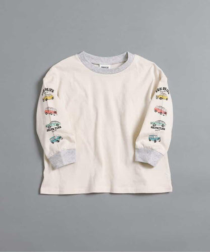 袖部多樣印花 T恤