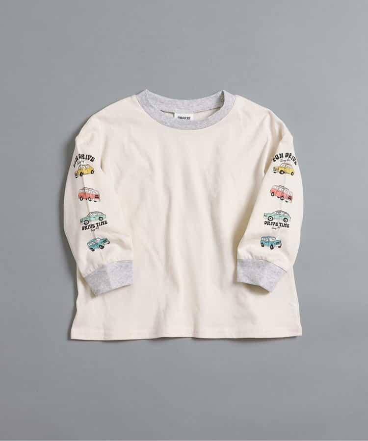 袖部多樣印花 T恤