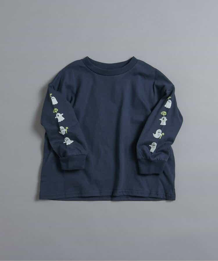 袖部多樣印花 T恤