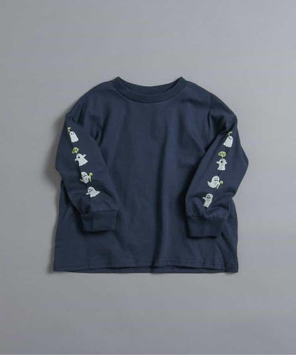 袖部多樣印花 T恤