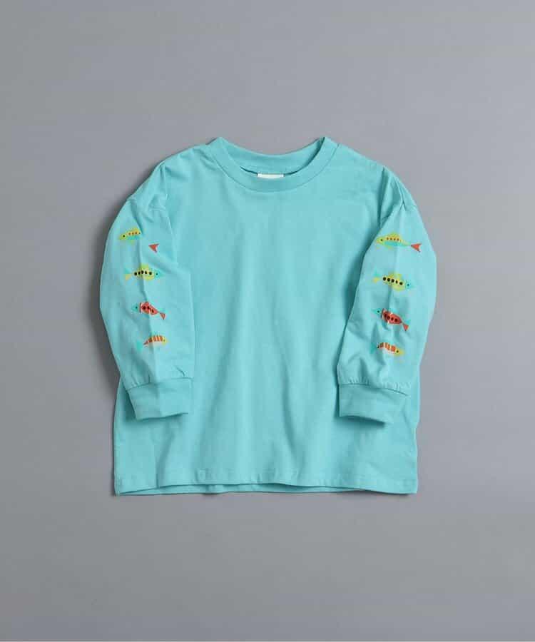 袖部多樣印花 T恤