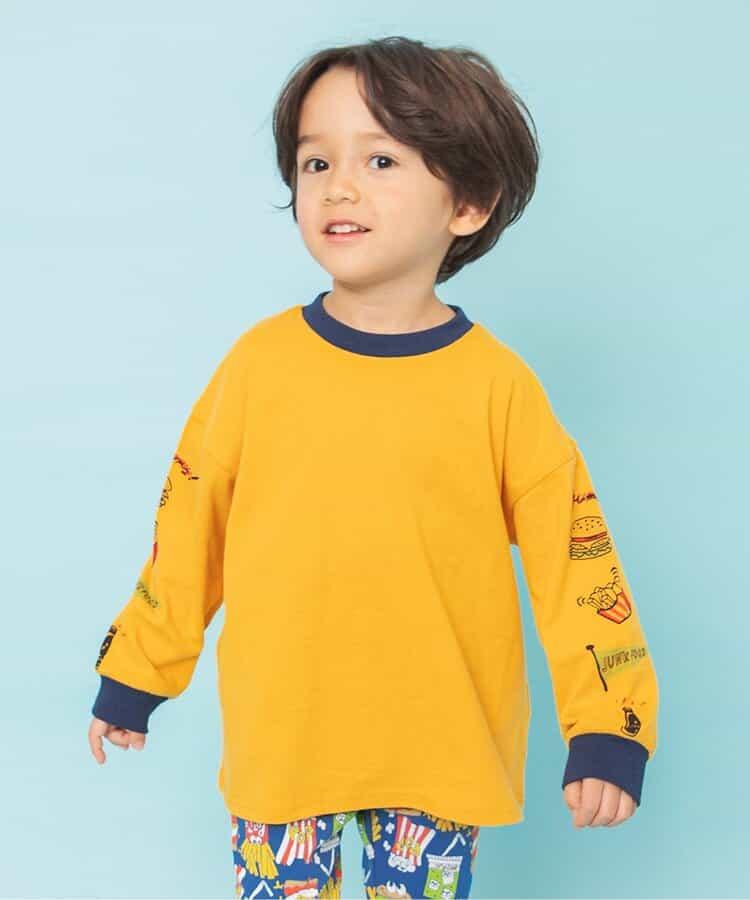 袖部多樣印花 T恤