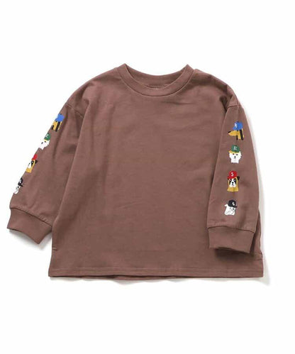 袖部多樣印花 T恤