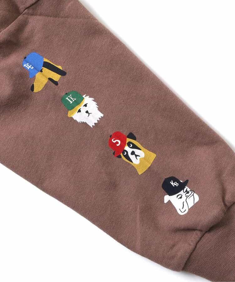 袖部多樣印花 T恤