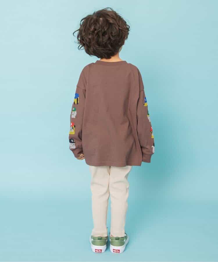 袖部多樣印花 T恤