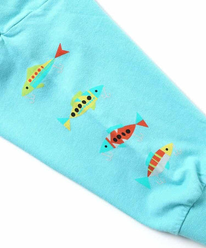 袖部多樣印花 T恤