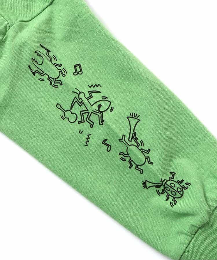 袖部多樣印花 T恤