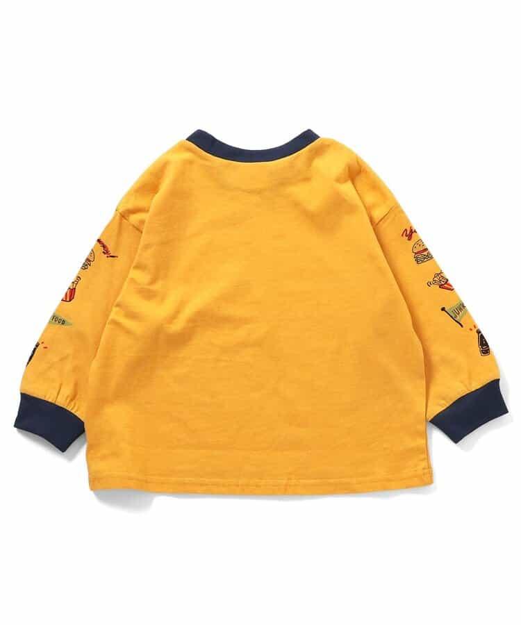 袖部多樣印花 T恤