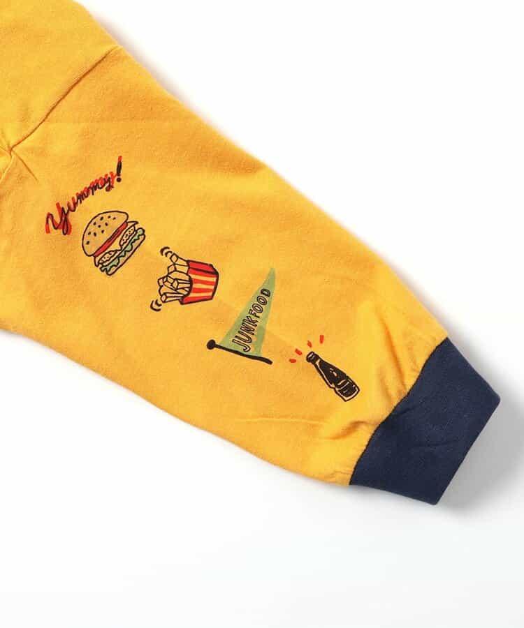 袖部多樣印花 T恤