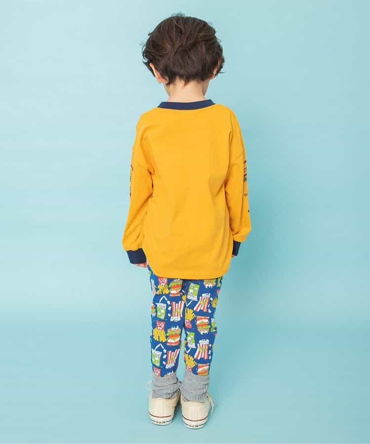 袖部多樣印花 T恤