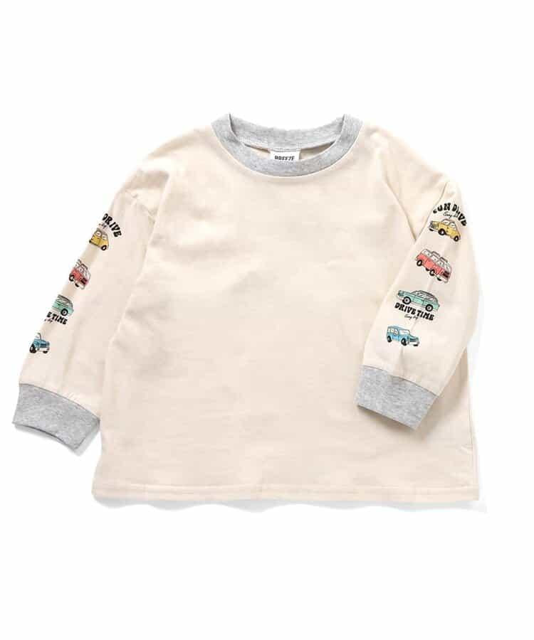 袖部多樣印花 T恤