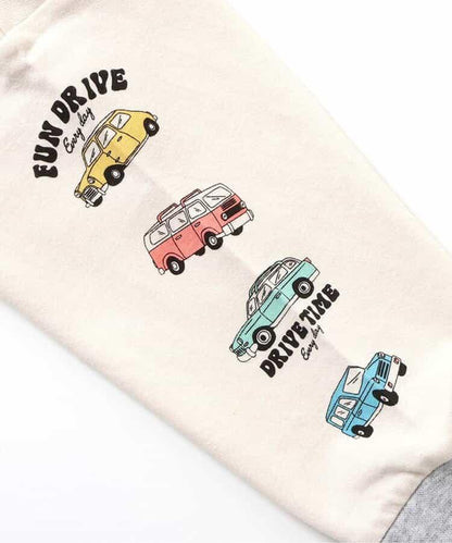 袖部多樣印花 T恤