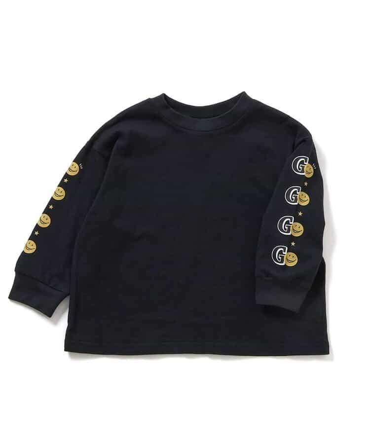 袖部多樣印花 T恤