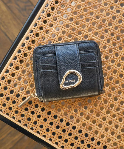 金屬裝飾雙摺錢包