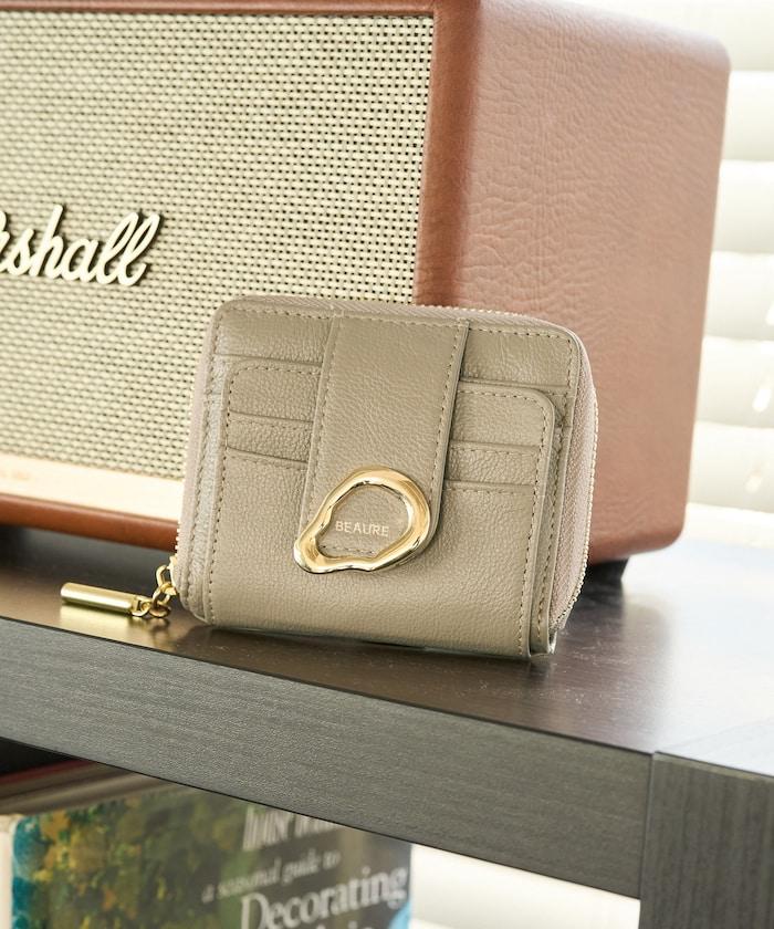 金屬裝飾雙摺錢包