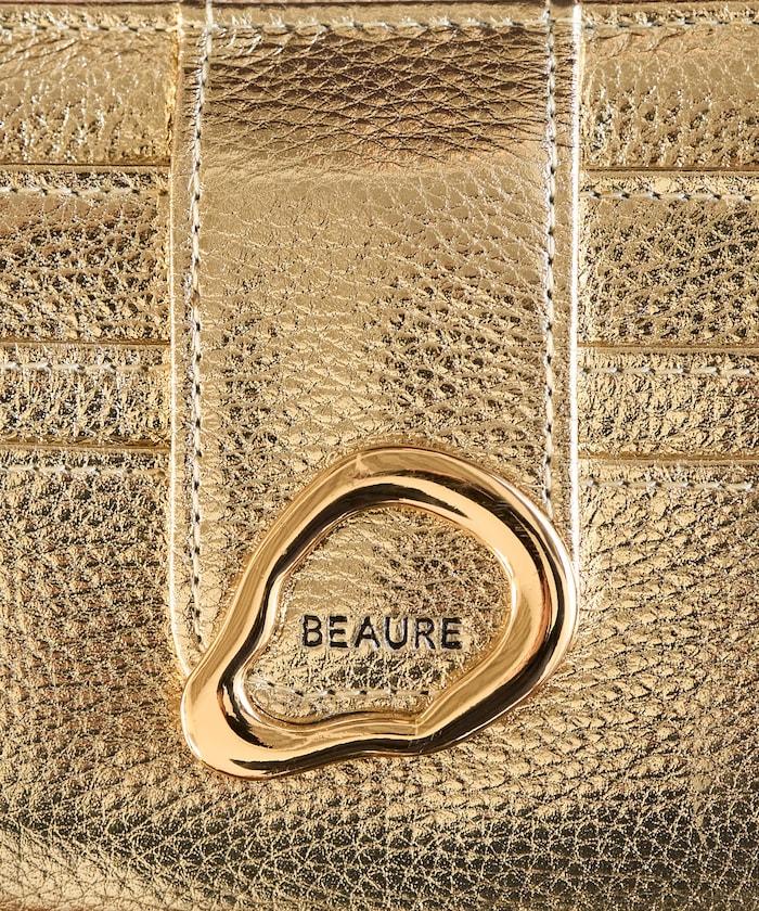 金屬裝飾雙摺錢包