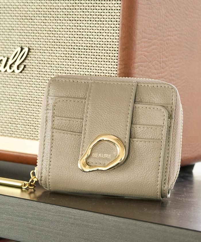 金屬裝飾雙摺錢包