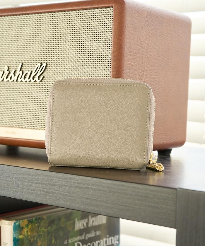 金屬裝飾雙摺錢包