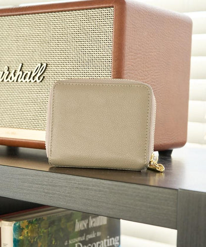 金屬裝飾雙摺錢包