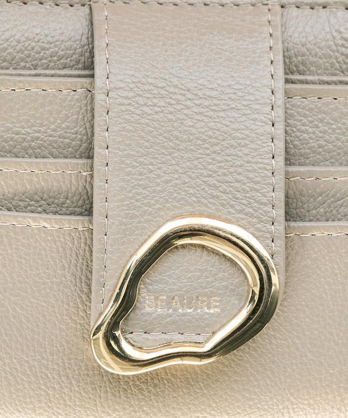 金屬裝飾雙摺錢包