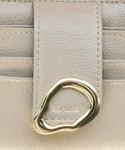 金屬裝飾雙摺錢包