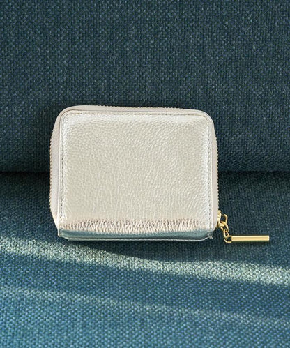 金屬裝飾雙摺錢包