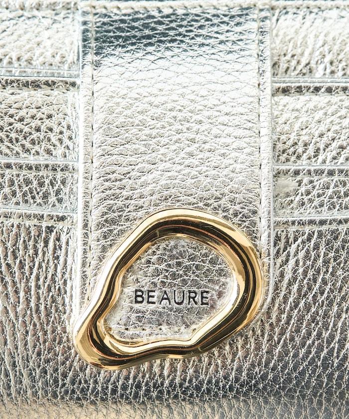 金屬裝飾雙摺錢包