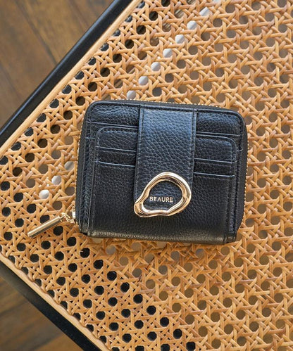 金屬裝飾雙摺錢包