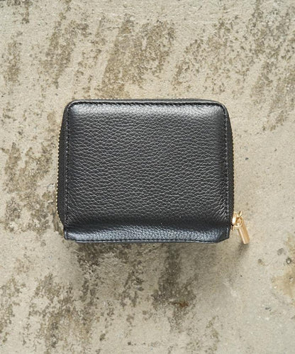 金屬裝飾雙摺錢包