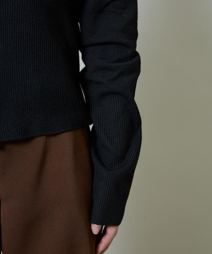 圍巾套裝 圓領 針織開衫